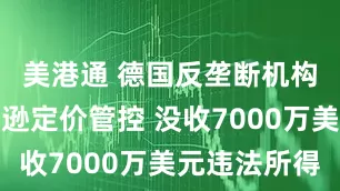 美港通 德国反垄断机构叫停亚马逊定价管控 没收7000万美元违法所得